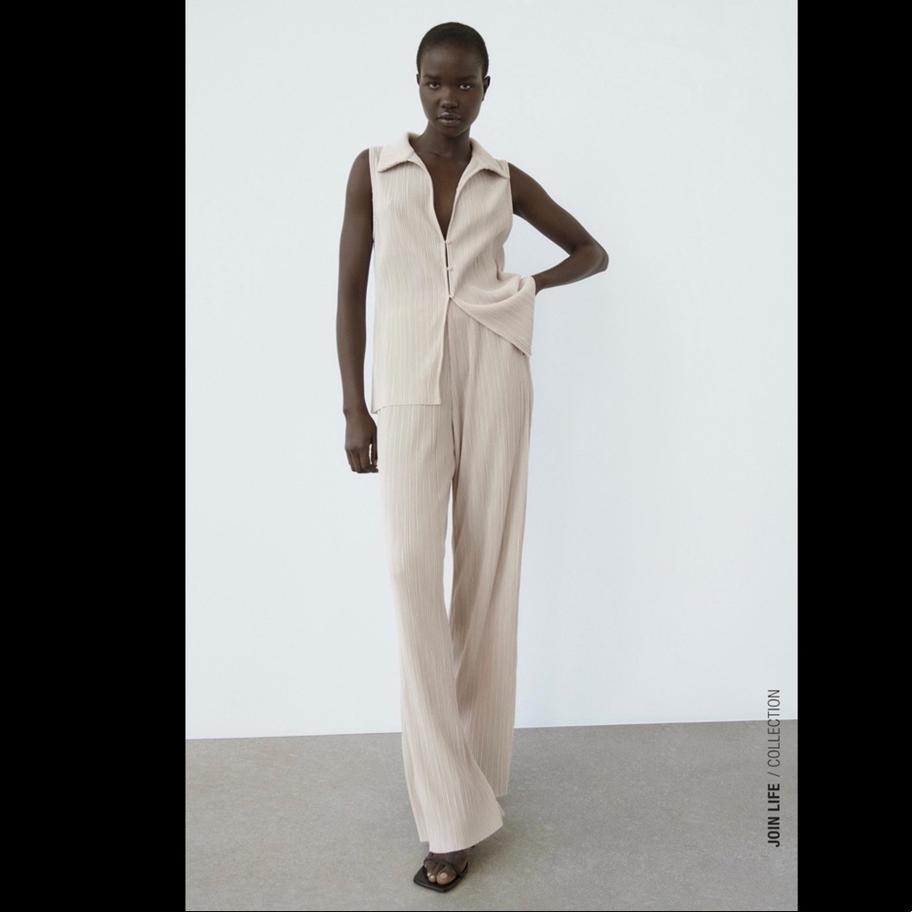 ZARA PLEATED TROUSERS